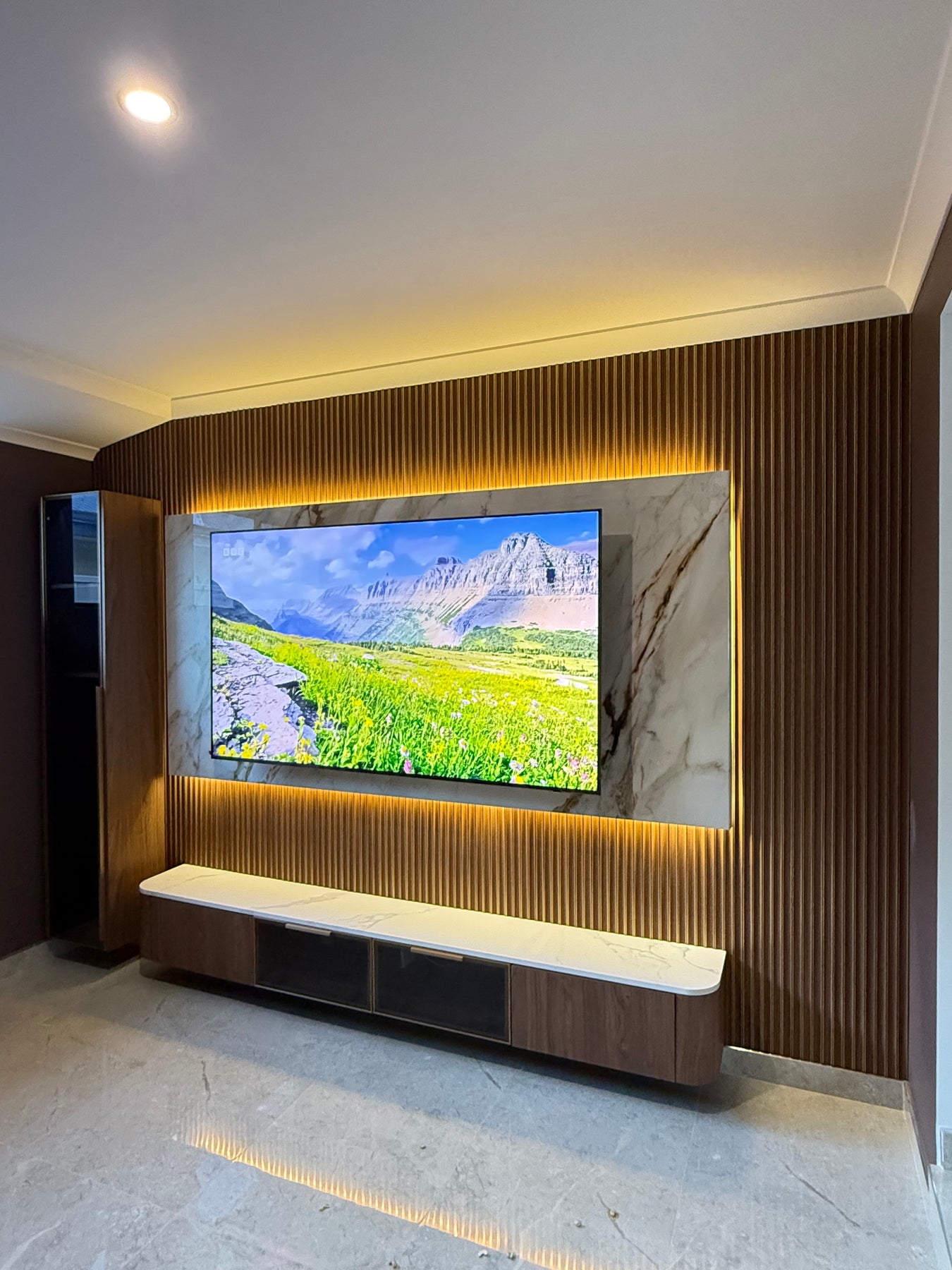 Walnut Luxe PS Wall Panel | Premium Timber Feature Panels Perth- 2007x1 ...