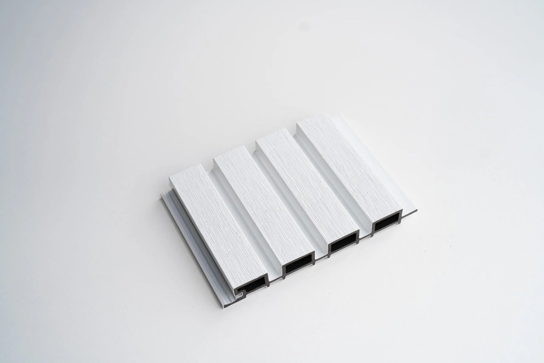 White WPC Outdoor Wall Panel – Weatherproof Exterior Cladding – LUXWORLD