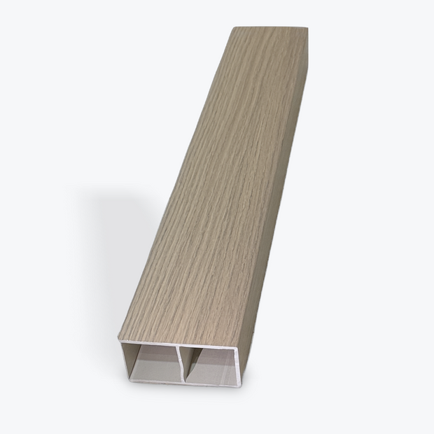WPC Timber Tube Wall Partition – Walnut | Price Per Pcs- Product code ...
