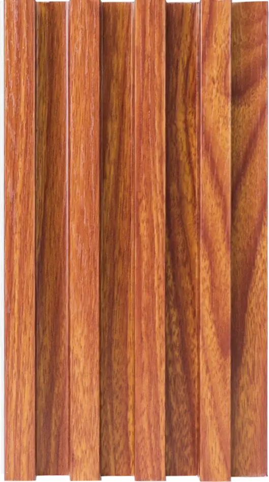 LUXWORLD WPC wall cladding panel in Dark Teak with rich timber finish, 2700mm long and 160mm wide for interior or exterior walls.