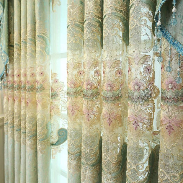 Elegant Embroidered Curtains