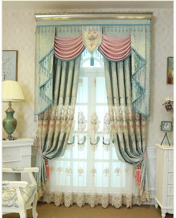 Elegant Embroidered Curtains