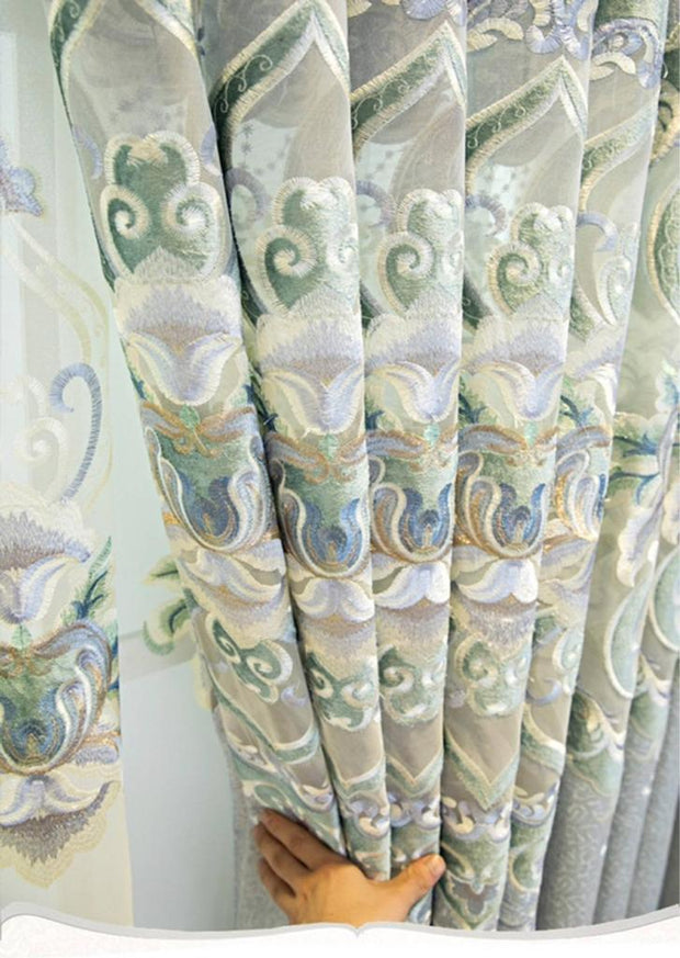 Beautifully Embroidered Curtains for a Statement-Making Look EC#16 - LUXWORLD