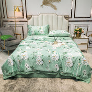 BEDDING COMFORTERS & SETS 4 PIECES 100% POLYESTER ULTRA-SOFT ALL SEASON REVERSIBLE COMFORTER BED SETS - KING & QUEEN SIZE COMFORTER - LUXWORLD