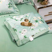 BEDDING COMFORTERS & SETS 4 PIECES 100% POLYESTER ULTRA-SOFT ALL SEASON REVERSIBLE COMFORTER BED SETS - KING & QUEEN SIZE COMFORTER - LUXWORLD