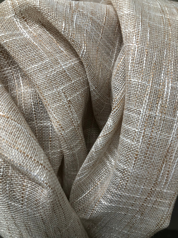 Cotton Linen Sheer Fabric WF1- 49 - LUXWORLD