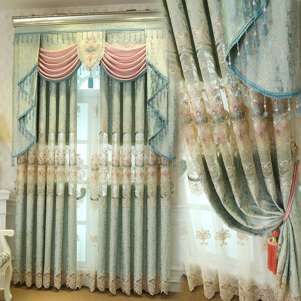 Elegant Embroidered Curtains with High-End Texture for Any Living Space #EC01 - LUXWORLD