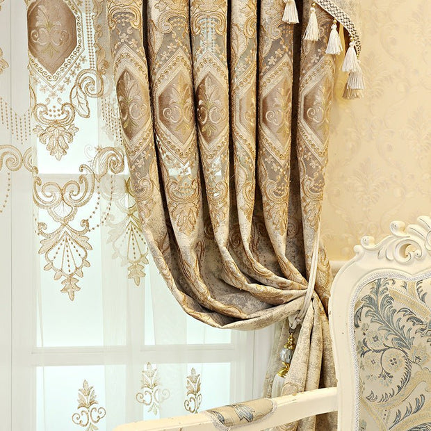 Embroidered Curtains with High-End Texture for a Touch of Elegance in Every Room EC#08 - LUXWORLD