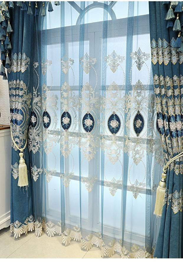 Embroidery Curtains: A Beautiful Addition to Your Living Space #EC22 - LUXWORLD