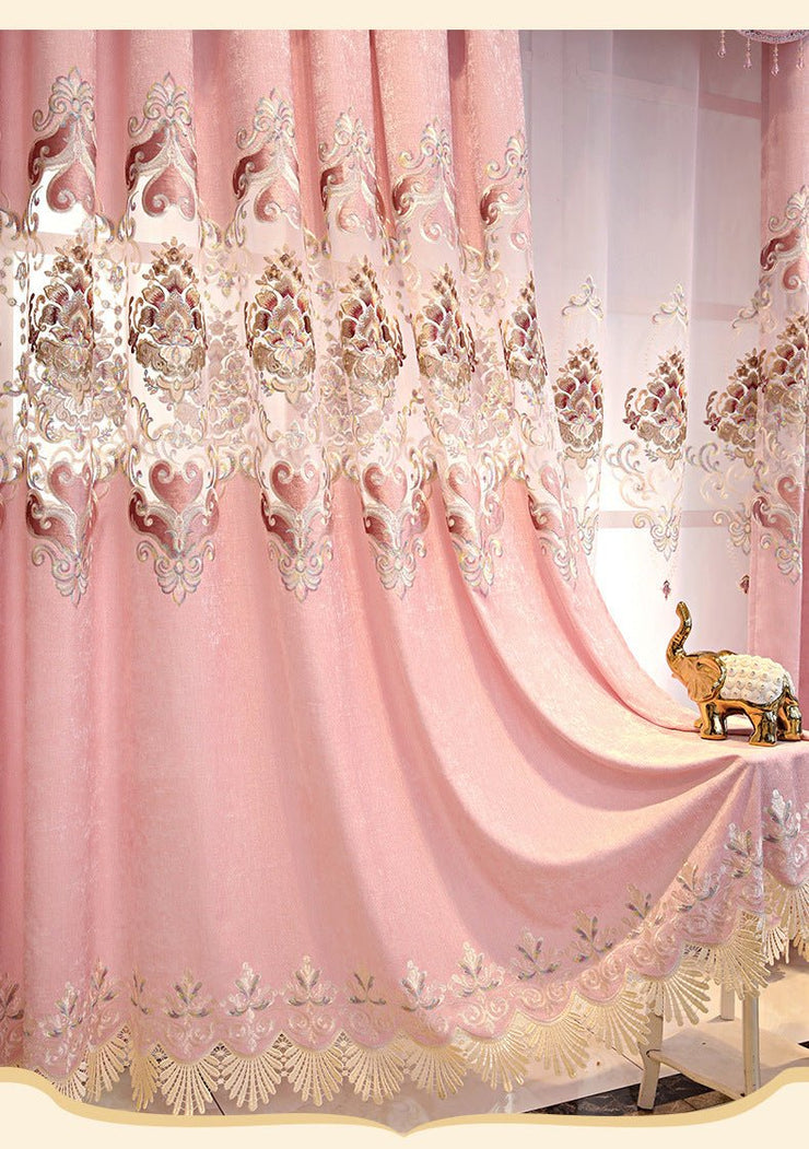 Embroidery Curtains a Beautiful Addition to Your Living Space#EC21 - LUXWORLD