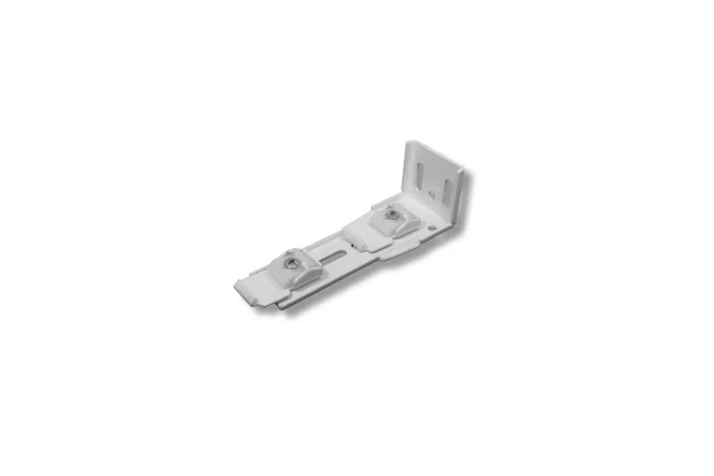 LUXWORLD Series 58 Slimline Curtain Track for curtains and drapes, sleek and modern design, mounted on a wall.