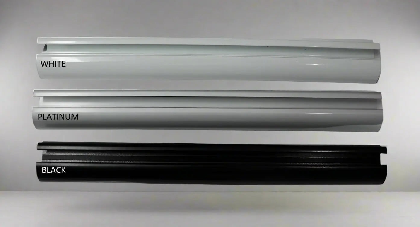 LUXWORLD Series 58 Slimline Curtain Track for curtains and drapes, sleek and durable curtain track system.
