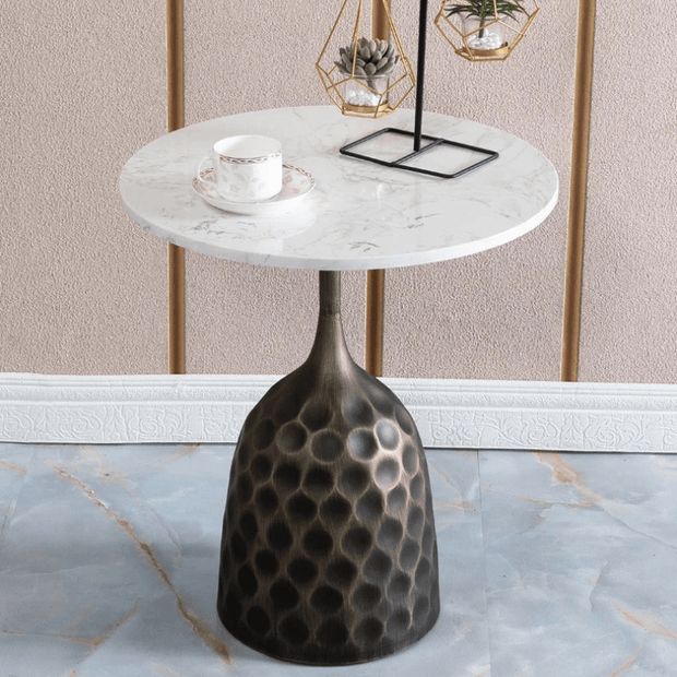 Sintered Stoned Sofa Side Coffee Table Bedside Marble Table Set Perfect Christmas Gift - LUXWORLD