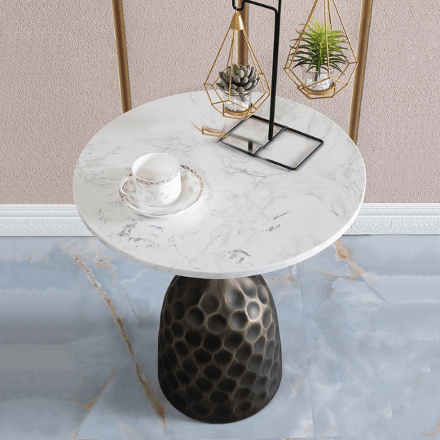 Sintered Stoned Sofa Side Coffee Table Bedside Marble Table Set Perfect Christmas Gift - LUXWORLD
