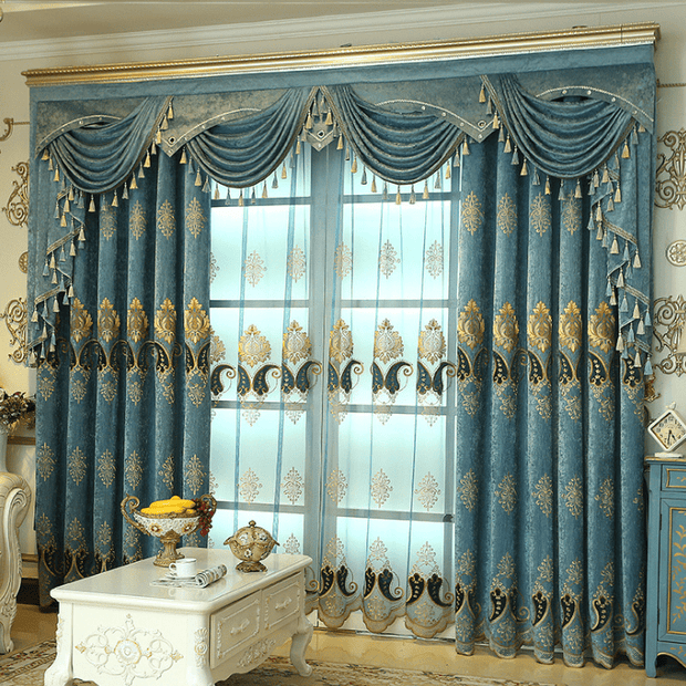 Sophisticated Embroidery Curtains for Your Elegant Home #EC13 - LUXWORLD