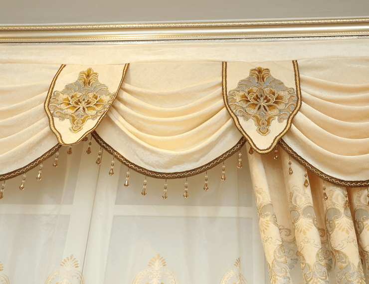 Stylish Embroidered Curtains Perfect for Living Rooms, Bedrooms, and Guest Rooms #EC07 - LUXWORLD