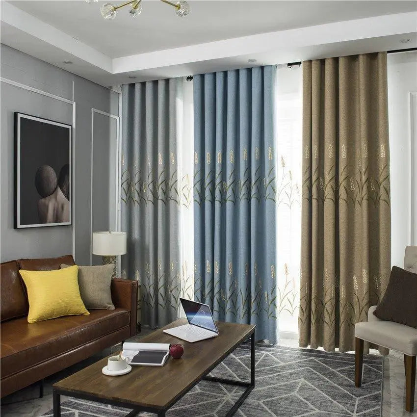 Decorative high-end textured fabric curtain from THE-LUXWORLD, suitable for any room, in a sheer style with 1000mm width and 2300mm height.